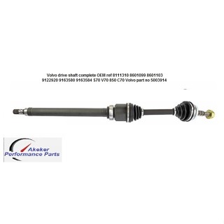 New Axle Driveshaft For S70 V70 850 C70 OEM 8111309 8111310 เพลา