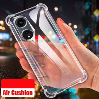 Oppo A78 5G 2023 A17 A17K A77s Air Bag เคสซิลิโคน บาง ใส TPU เคสป้องกัน