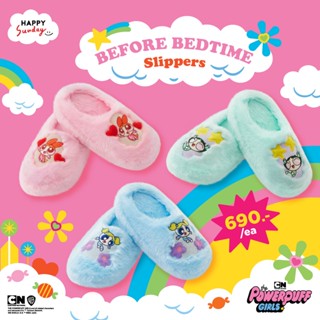 BEFORE BEDTIME Slippers | รองเท้าสลิปเปอร์พาวเวอร์พัฟเกิร์ลส์