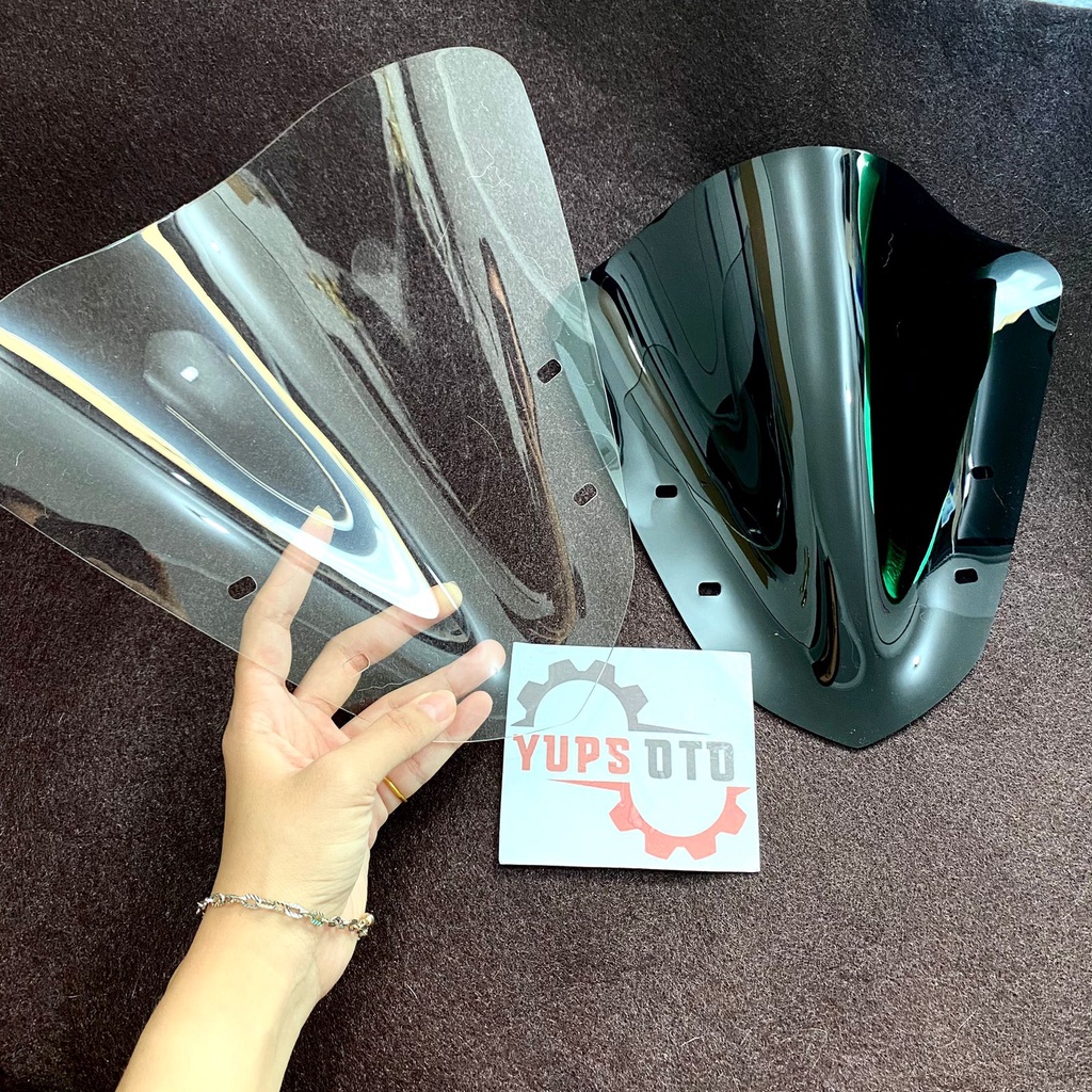 กระจกบังลม aerox อุปกรณ์เสริมรถจักรยานยนต์ Aerox 155 กระจกบังลมอะคริลิค VISOR AEROX ใหม่ OLD LAST รุ่น WINDSHIELD ALL AEROX 155 CONNETED - รูปที่ 2