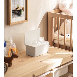[สินค้ามีตำหนิ] Tissue box with cover : กล่องกระดาษทิชชู่ พร้อมฝาปิด