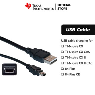 Texas Instruments USB Cable (Charging Cable) สาย USB สำหรับ TI 84 Plus CE  TI Nspire CX/CX CAS/CX II/ CX II CAS