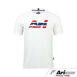 ARI THAILAND 12 LIFESTYLE TEE - WHITE/BLACK เสื้อยืด อาริ ฟุตบอล ARI THAILAND 12 สีขาว