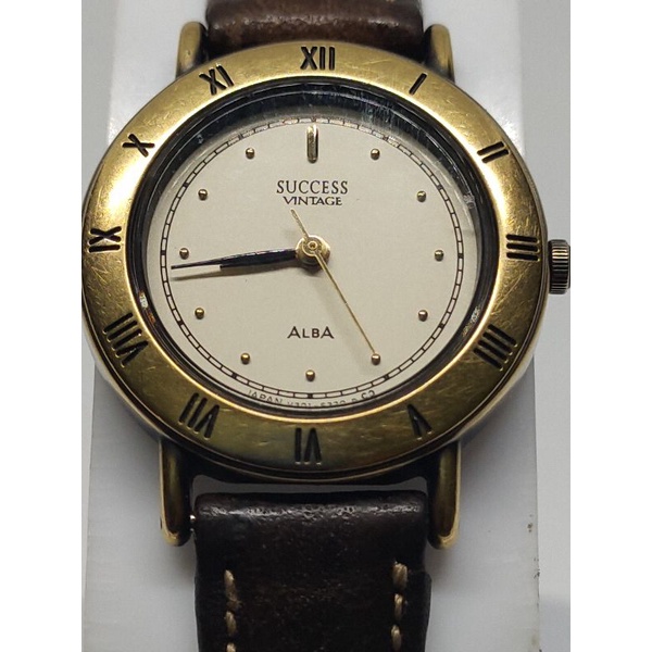 นาฬิกามือสอง alba success vintage quartz