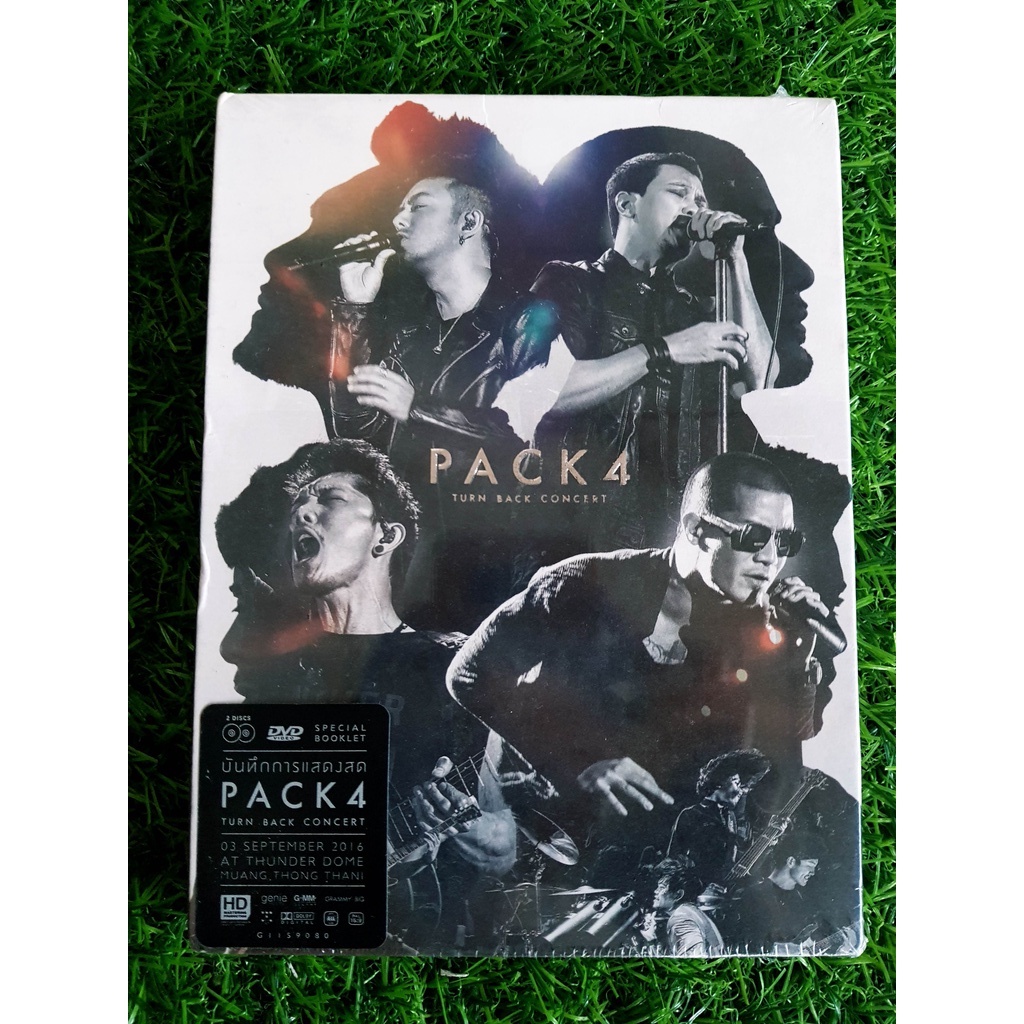 DVD คอนเสิร์ต (สินค้ามือ 1) PACK 4 TURN BACK CONCERT/ปั๊บ POTATO/กวาง AB NORMAL/แบงค์ CLASH/หนุ่ม KA