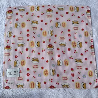 Vintage ผ้าเช็ดหน้า ลายการ์ตูน