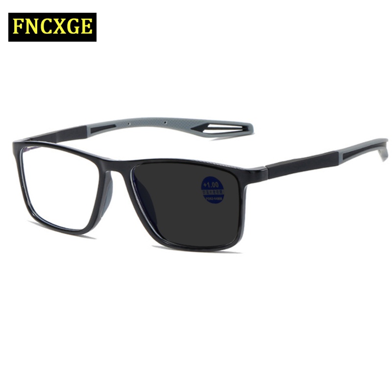 Fncxge เลนส์เปลี่ยนสี แว่นตาสั้น 0.0 ถึง - 6.0 ป้องกันรังสีอัลตราไวโอเลต เลนส์ถอดออกได้ สําหรับผู้ชาย และผู้หญิง แว่นตาสายตาสั้น อัตโนมัติ ป้องกันแสงสีฟ้า - รูปที่ 7