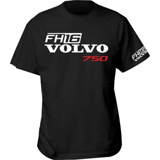 เสื้อยืดครอป {พร้อมส่ง เสื้อยืดแขนสั้น พิมพ์ลายรถบรรทุก Volvo Lorry Driver Hgv Fh12 Globetrotter Trucker Diesel 750