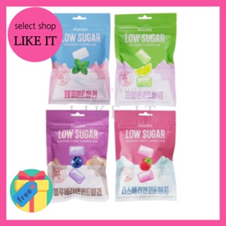 PEACOCK Low Sugar Mint Sweets Series (Peppermint/Lime/Blueberry/Raspberry) | Shipping from Korea | Free Gift