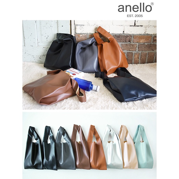 ‼️พิเศษเฉพาะช่วงโปรฯ‼️ (ของแท้ มีป้ายกันปลอม) anello アネロ ALTON TOTE BAGGY BAG (ATB3647) size Regular - รูปที่ 2