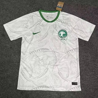 เสื้อกีฬาแขนสั้น ลายทีมชาติฟุตบอล Saudi Arabia 2223 ชุดเหย้า