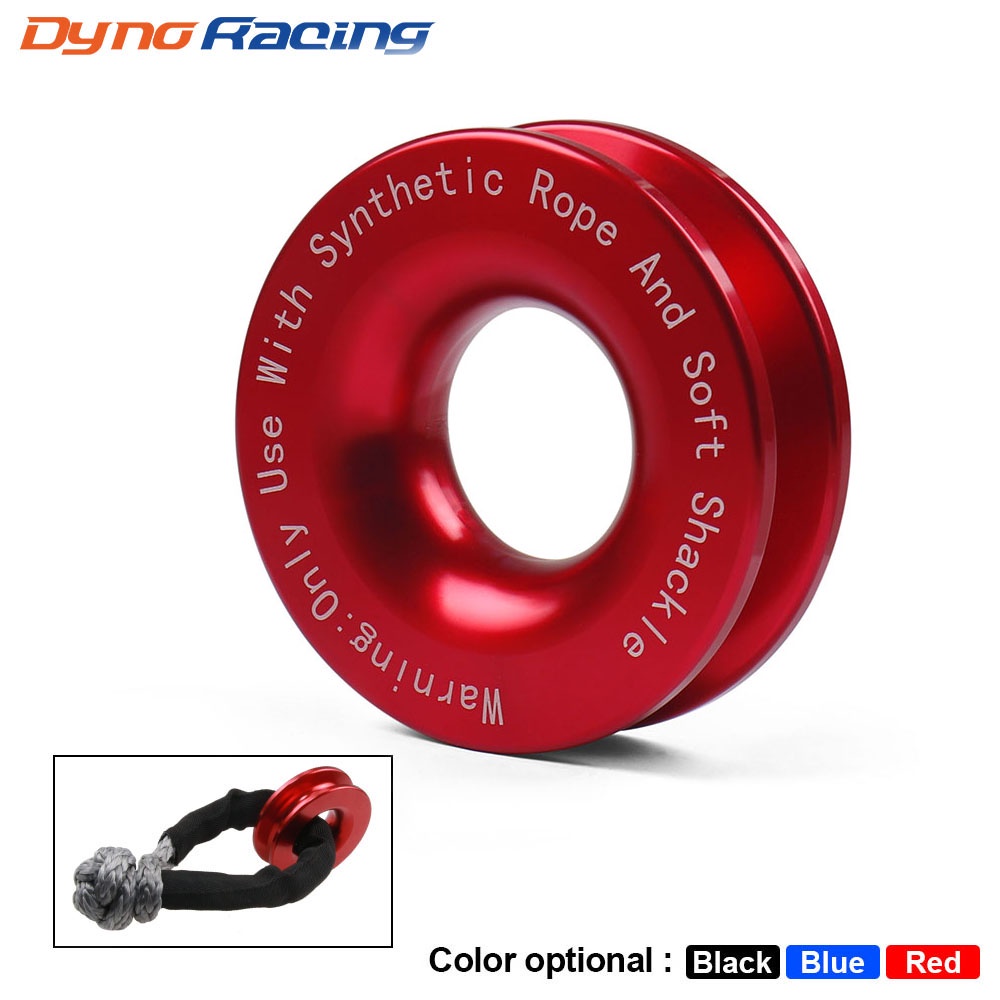 Winch Snatch Recovery แหวนสําหรับ Soft Shackle ATV UTV Rcovery 41000 lb รถบรรทุก Loop Snatch บล็อก Off Road Winch Pulley สาย Hook