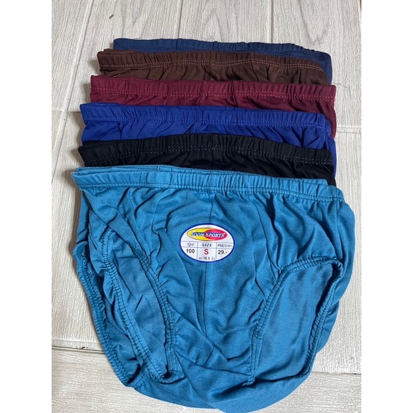 Boom Sports กางเกงในผู้ชาย เด็กผู้ชาย ไซส์ S M L XL (แพ็ค 10 ตัว) คละสี