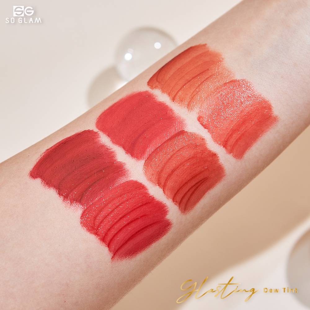 SO GLAM GLASTING DEW TINT 104 RUST COLOR โซ แกลม กลาสติ้ง ดิว ทินท์ ลิปทินท์ฉ่ำอิ่มน้ำ 104 — صورة 6