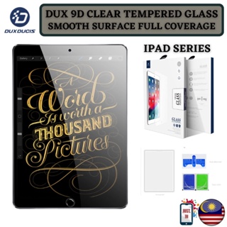 Dux DUCIS ฟิล์มกระจกนิรภัยกันรอยหน้าจอ แบบใส สําหรับ iPad Mini 6 5 4/ Pro 11 12.9 Air 5 4 3 10.9 10.5 10 9 8 7 Gen 2022 2021