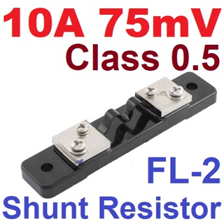 10A 75mV FL-2 class 0.5 DC Current Shunt Resistor