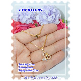 สร้อยคอ ชุบทอง 18k LYN-K312-BS แบรนด์ Meilyn แท้