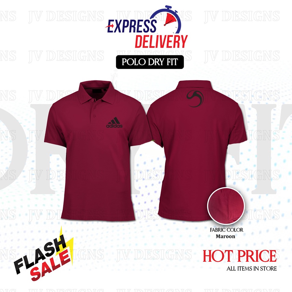 HD PRINTING SUPER AD SPORT DESIGN DRYFIT COLLAR SHIRT