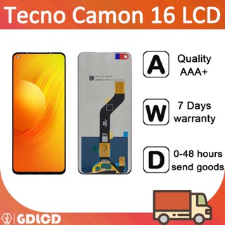 หน้าจอ Tecno Camon 16 อะไหล่หน้าจอสัมผัสดิจิทัล Lcd 16 หลัก สําหรับ Tecno Spark 6 Ke7