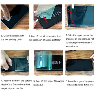 ไฮโดรเจลฟิล์มนุ่ม for Samsung A05S A06 A16 A26 A36 A56 A07 A13 A12 A32 A55 A15 A51 A35 A22 A17 A71 A53 S24 FE S25 ULTRA