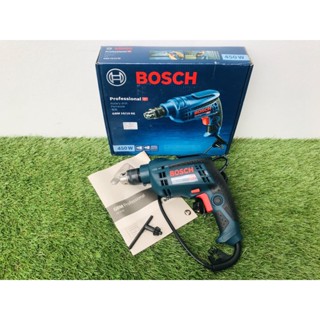 Bosch สว่านไฟฟ้า 3 หุน GBM 10 RE 2,200 รอบ 450W ปรับซ้าย-ขวาได้ #06014735K0