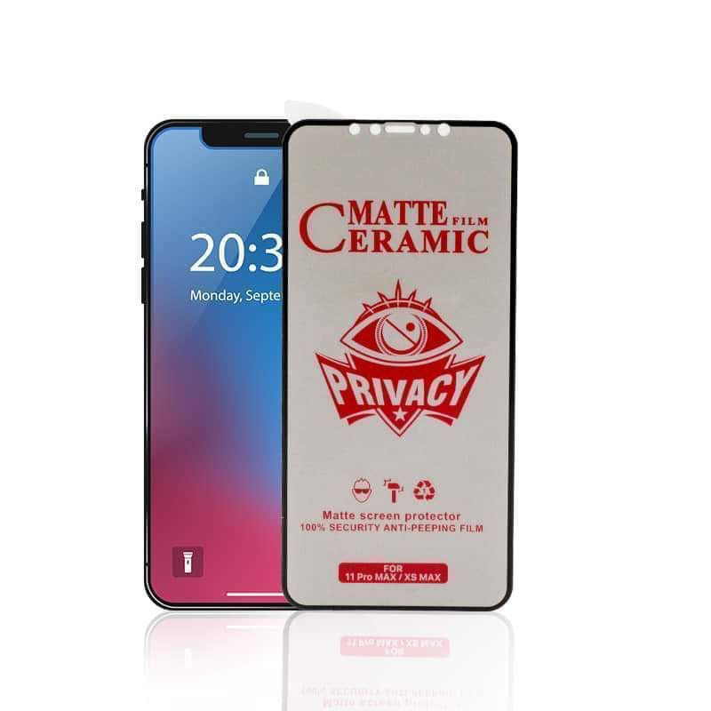Tg Ceramic Matte Spy Privacy iphone / ip 11 Pro / ip 11 promax / ip 12 / ip 12 mini / ip 12 pro / ip