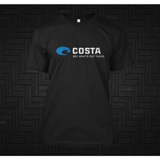 เสื้อยืด พิมพ์ลายโลโก้ Costa Del Mar Fishing สําหรับผู้ชาย