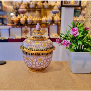 โถเบญจรงค์ 3 นิ้ว ของที่ระลึก โอกาสครบรอบพิเศษต่างๆ เครื่องเบญจรงค์ ของตกแต่งบ้าน งานระดับพรีเมี่ยม