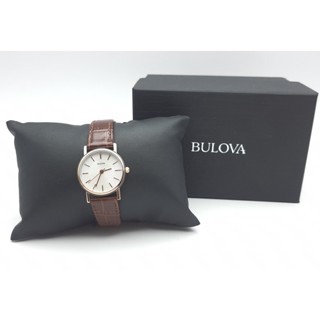 นาฬิกา BULOVA WOMENS 98V31 QUARTZ 25 MM (สภาพใหม่)