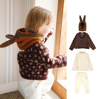 &lt;พร้อมส่ง&gt; Iris kids IKH024-IKP024-IKS024 Mardiamber Winter Brown shirt--Pant เสื้อ กางเกง