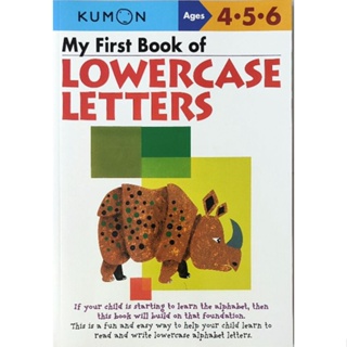 くもん Kumon s Practice Books My First Book of Lowercase Letters Paperback English คุมอง แบบฝึกหัด 9784774307060