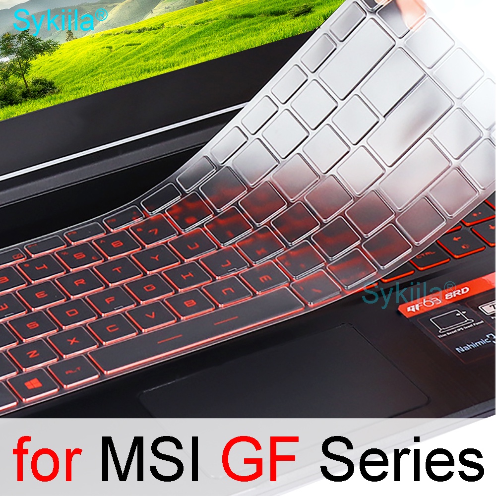 Keyboard Cover for MSI GF65 Thin GF63 GF75 Thin GF72 GF72VR GF62 GF62VR