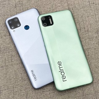 เคสแบตเตอรี่ด้านหลัง พร้อมเลนส์กล้อง และปุ่มด้านข้าง 6.5 นิ้ว สําหรับ Realme C15 Realme C11 2020