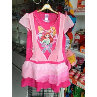 Dress-501 เดรสเจ้าหญิง ชุดเจ้าหญิงดิสนีย์ Size-130 (6-7Y)