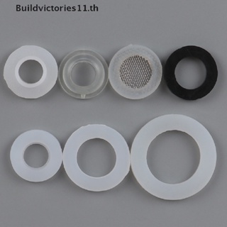 Buildvictories11 แหวนยางซิลิคอน PTFE ปะเก็นแบน 1/2 นิ้ว 3/4 นิ้ว 1 นิ้ว สําหรับหัวฉีดฝักบัวอาบน้ํา TH