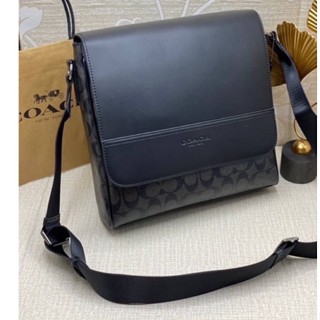 🔥🔥ตรงปก💯New ‼️กระเป๋าสะพายผู้ชาย  Coach ขนาด 27 cm.  งานเกรด : Hi-end 1:1 งานสวยเป๊ะปังมาก🔥🔥