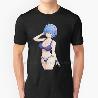 [S-5XL]Kawaii Rem / Cute Waifu Rem / Re : Zero T Shirt 100% Cotton Rem Aesthetic Rem Rem Waifu Rem Cute Rem Hentai _35