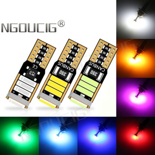 Ngoucig หลอดไฟเลี้ยว T10 LED W5W 7020 12v คุณภาพสูง สําหรับติดป้ายทะเบียนรถยนต์ รถจักรยานยนต์