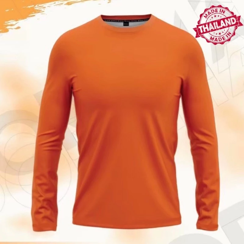 เสื้อแขนยาวสีพื้น ผ้าไมโคร กันแดด กันลม ระบายอากาศ thumbnail 10