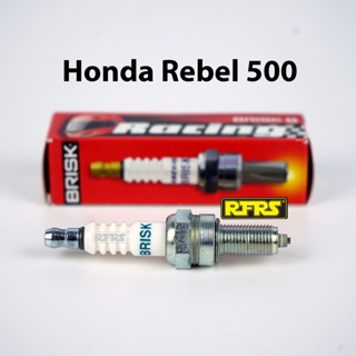 หัวเทียน BRISK PREMIUM ZS ไร้เขี้ยว Honda Rebel 500 Spark Plug (SZ01RA) รองรับเฉพาะเบนซิน 95 Made in EU