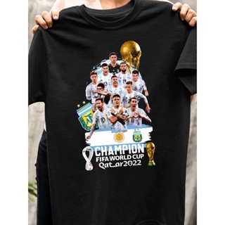 เสื้อยืดผ้าฝ้าย พรีเมี่ยม พิมพ์ลาย kaos kaos Distro champion argentina สําหรับผู้ชาย และผู้หญิง