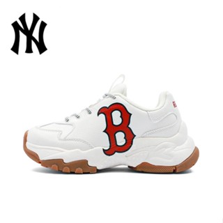 MLB Boston Red Sox retro low-top shoes white red ของแท้ 100%