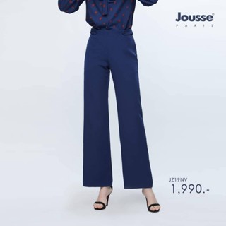 JOUSSE NEW JOUSSE กางเกงขายาวสีกรม ใส่สบาย ทรงเข้ารูป (JZ19NV)