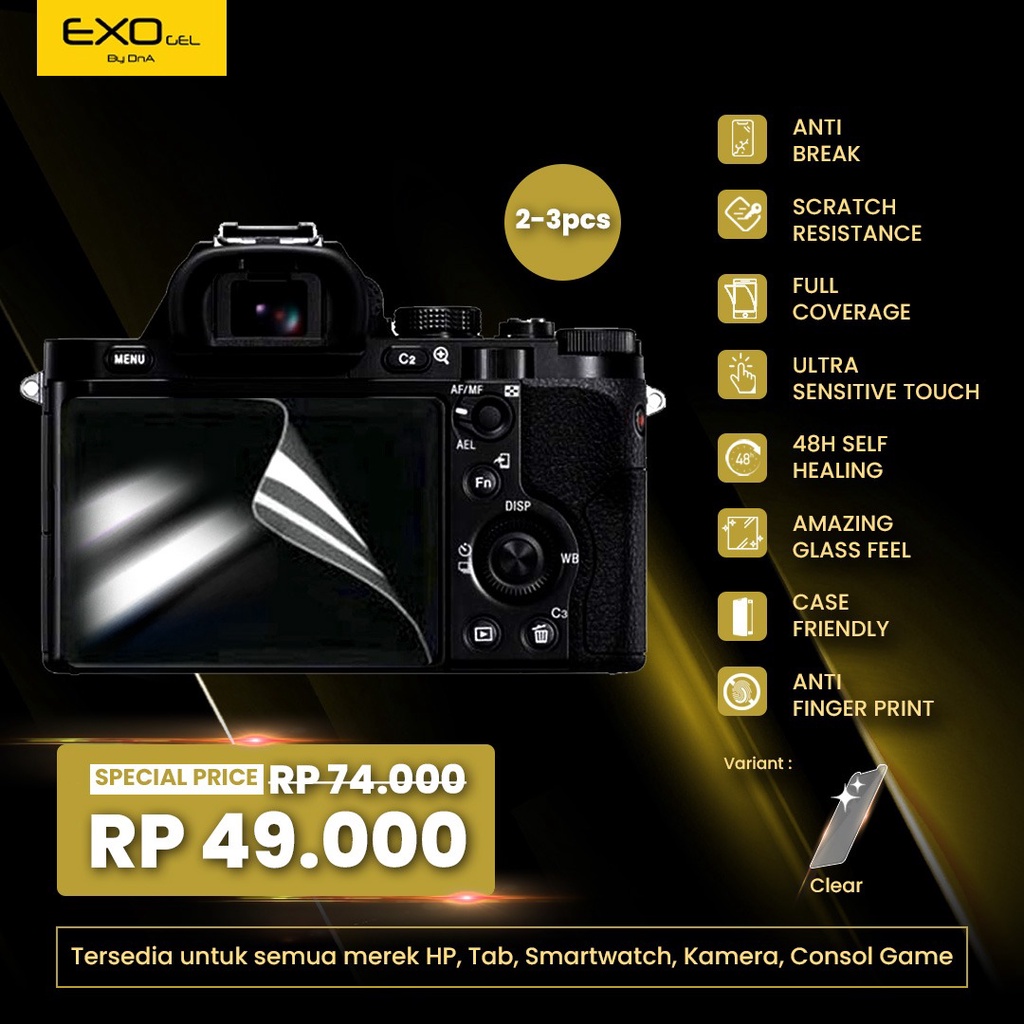 Exo Hydrogel Panasonic Lumix DC-S1R ตัวป้องกันหน้าจอ