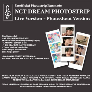 Photostrip NCT DREAM FANMADE VLIVE คอนเสปต์การออกแบบโดย GEBIUSUGAR