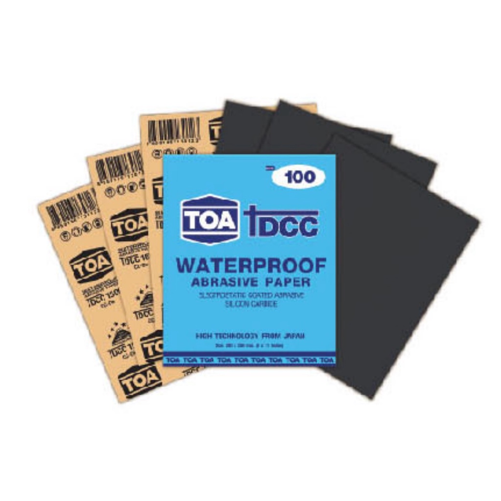 ***(1คำสั่งซื้อ ได้ 5 แผ่น)***กระดาษทรายน้ำ TOA DCC เบอร์ #80-#2000 !!!ราคาดี!!!