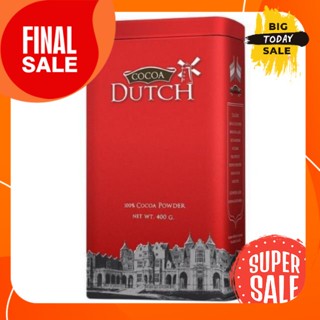 โกโก้ดัทช์ โกโก้ผง ขนาด 400กรัม/กระป๋อง CoCoa Dutch Cocoa P