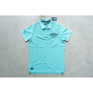 [SALE] Vintage Superstate Polo สี Aqua เสื้อยืด Superdry ของแท้ 100%