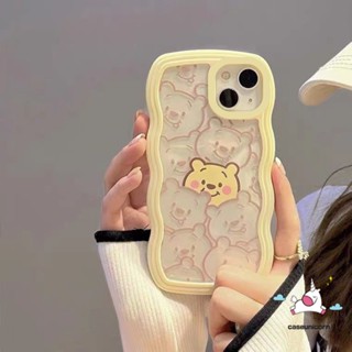 เคสนิ่ม ลายการ์ตูนหมีพูห์น่ารัก สําหรับ Oppo A17 A57 A78 A17K A95 A5s A16 A15 A54 A74 A16s A55A12 A3s A5 A9 A76 A96 A77 A7 A16K A1k A77s A53 A52 Reno 8T 8 7 7Z 8Z 6 A12E เคสขอบ