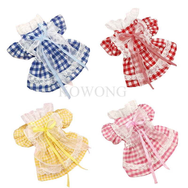 ชุดเดรส ลายสก๊อต แต่งลูกไม้ สีแดง แฟชั่นโลลิต้า สําหรับสัตว์เลี้ยง สุนัข แมว เหมาะกับงานแต่งงาน งานวันเกิด